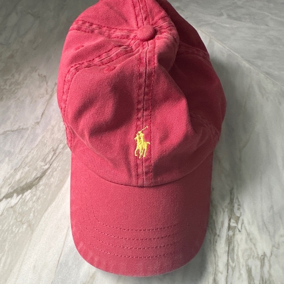 Kids Polo Baseball Hat in Nantucket Red - Picture 1 of 3